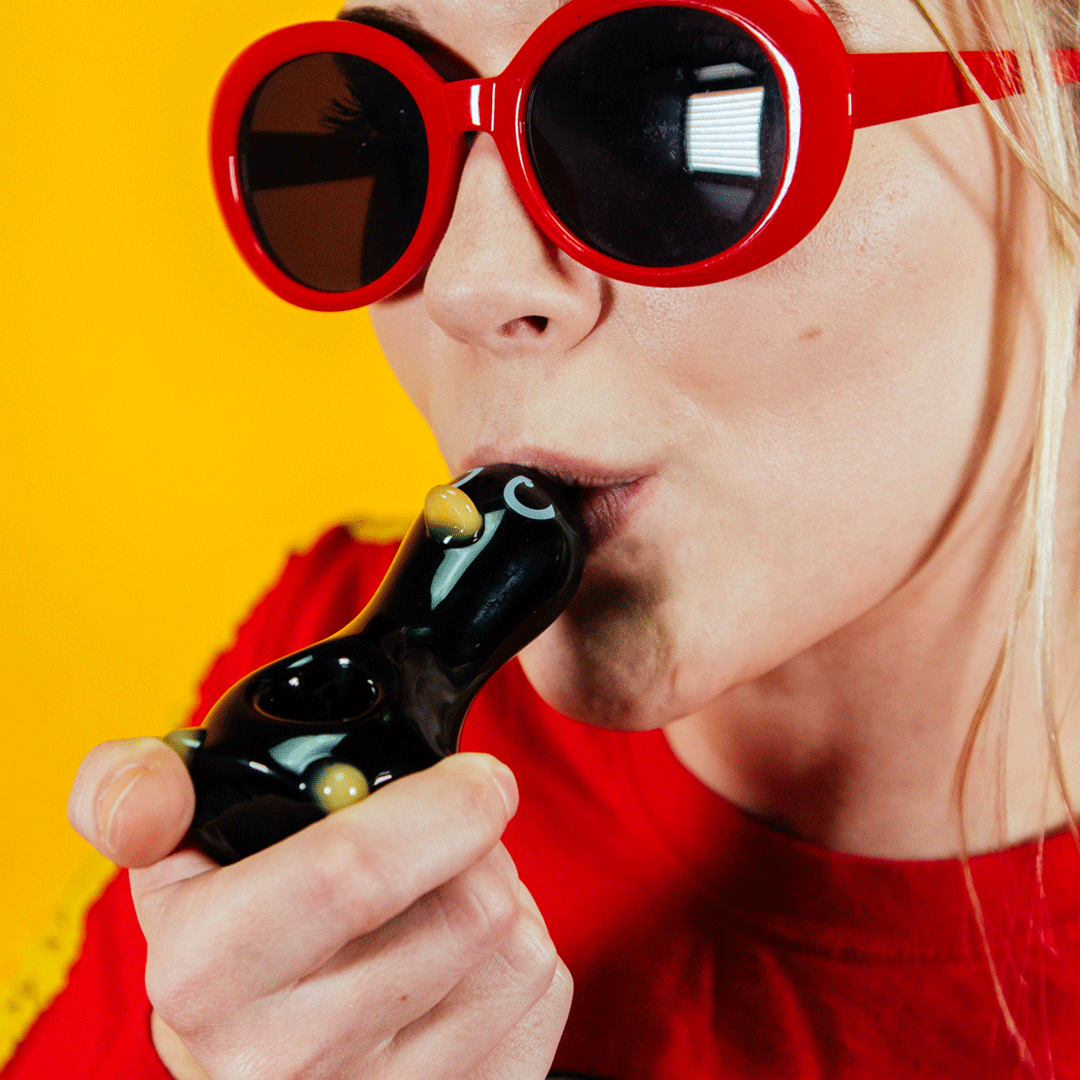 Goody Glass 4” Penguin Hand Pipe