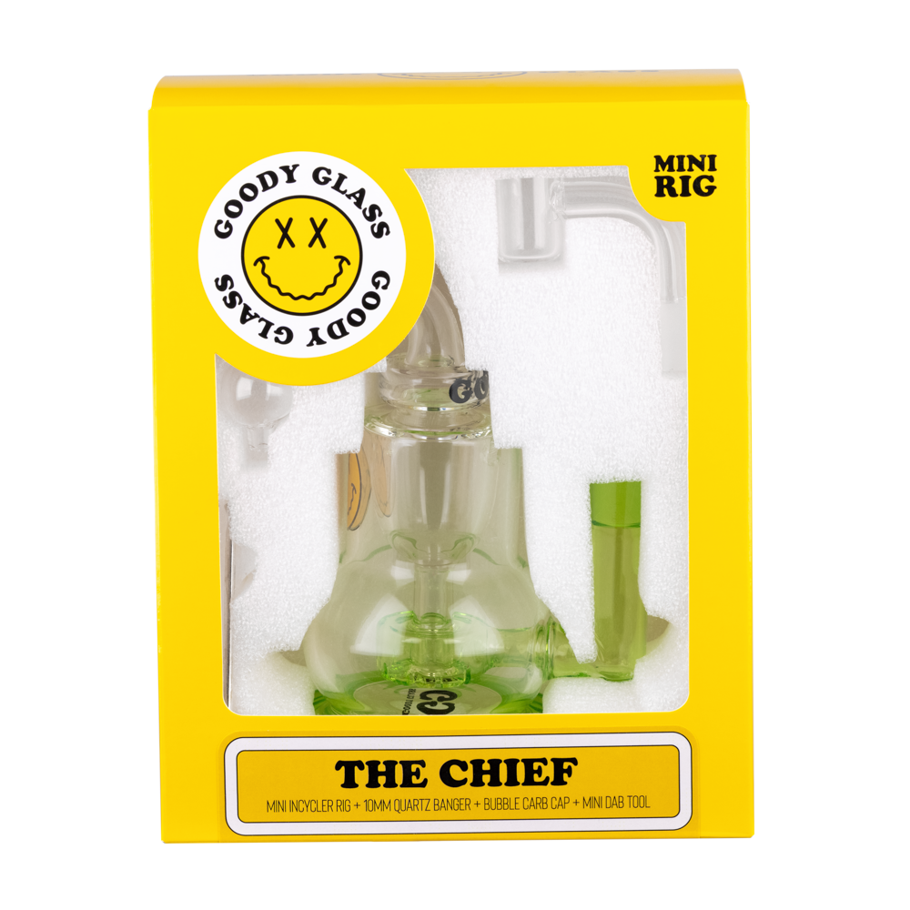 Goody Glass 5.5” The Chief Mini Dab Rig Kit