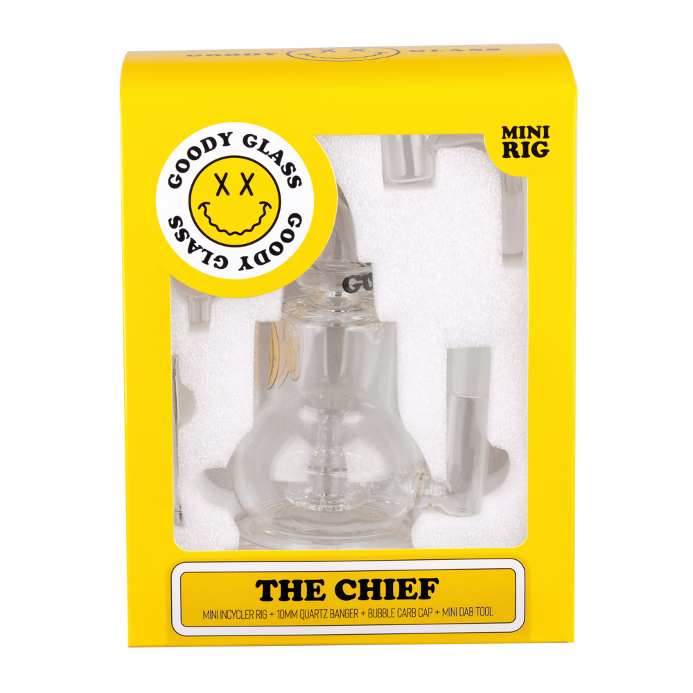 Goody Glass 5.5” The Chief Mini Dab Rig Kit