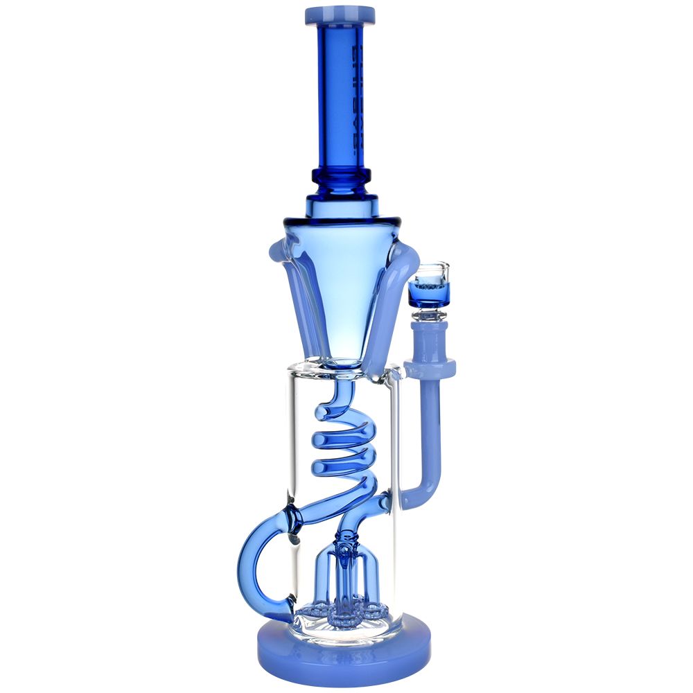 Pulsar 14.5” Twister Glass Recycler Bong