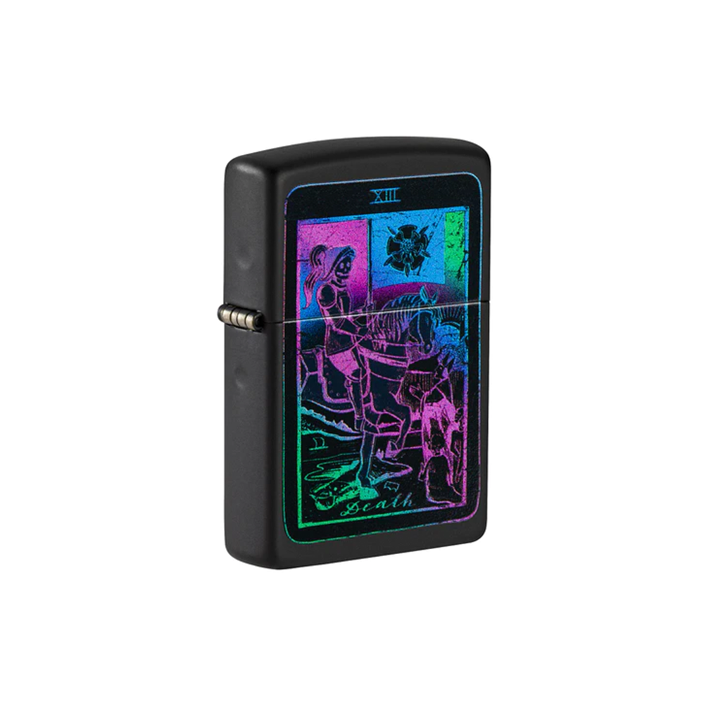 Zippo 49698 Black Light Tarot Card Design_1