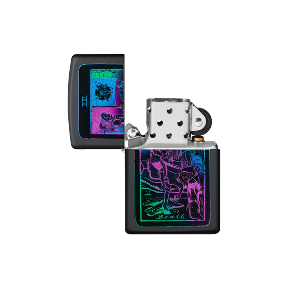 Zippo 49698 Black Light Tarot Card Design_2