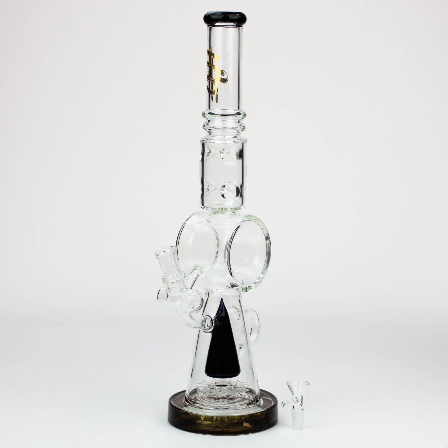 18" H2O Cone diffuser glass water bong [H2O-16]_0