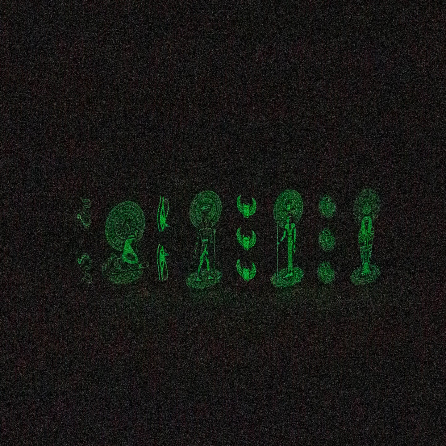 7.5" Glow in the dark Juicy box Rigs SP2070 - Egyptian_2
