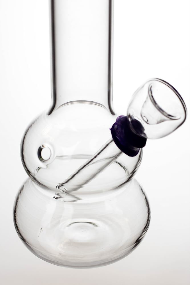 6 in. clear glass water bong_1