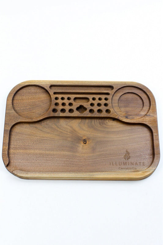 Walnut King size rolling tray Model 1_0