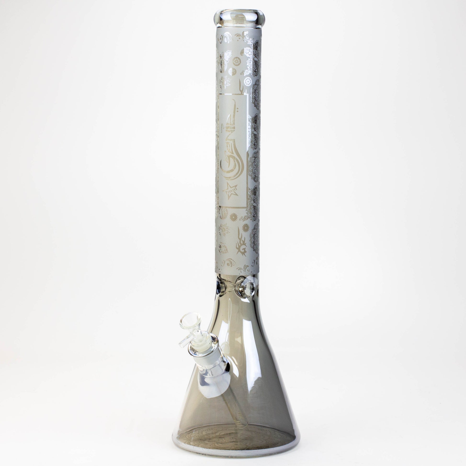 19" GENIE / 7 mm / Electroplated glass beaker bong_7