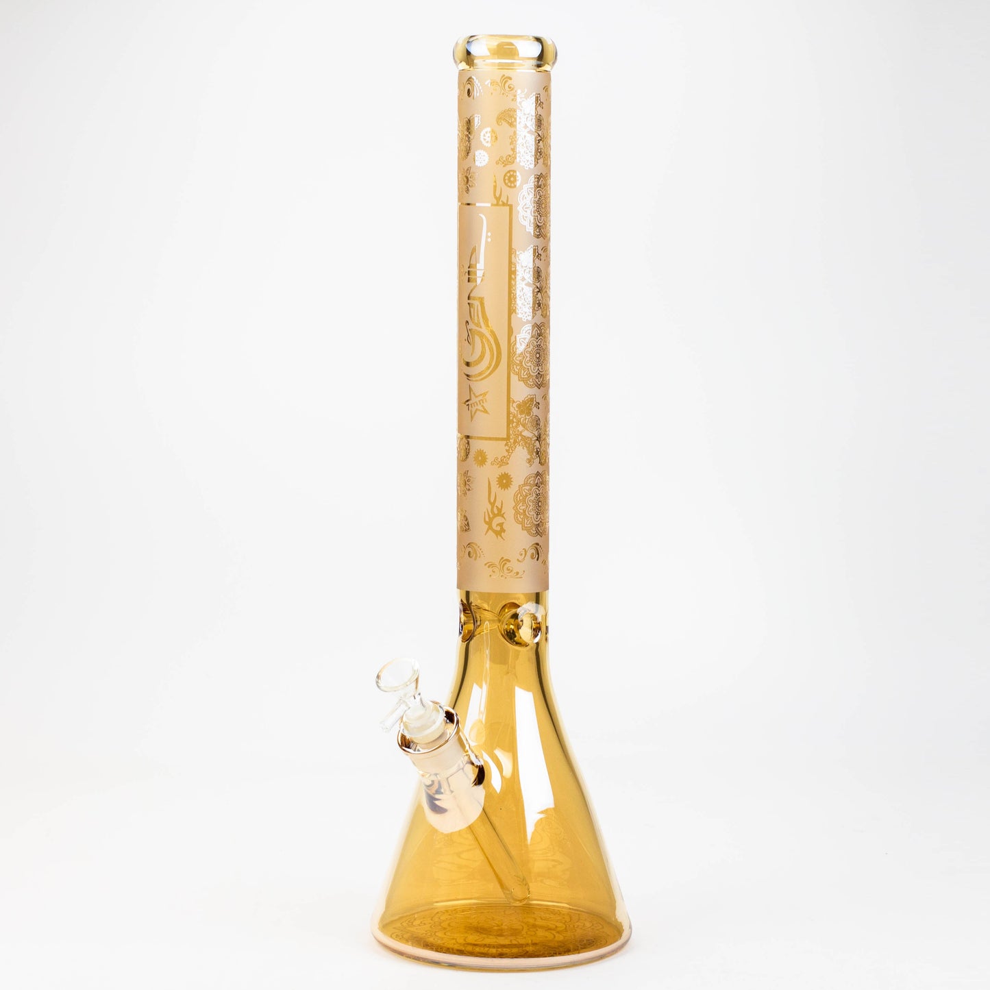 19" GENIE / 7 mm / Electroplated glass beaker bong_8