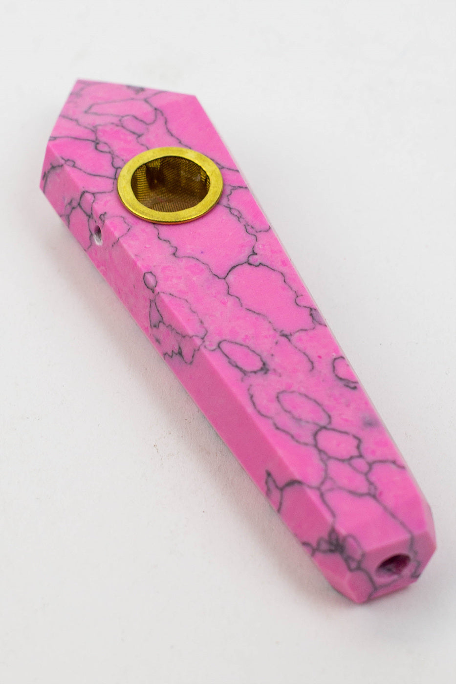 Acid Secs - Crystal Stone Smoking Pipe with choke hole_12