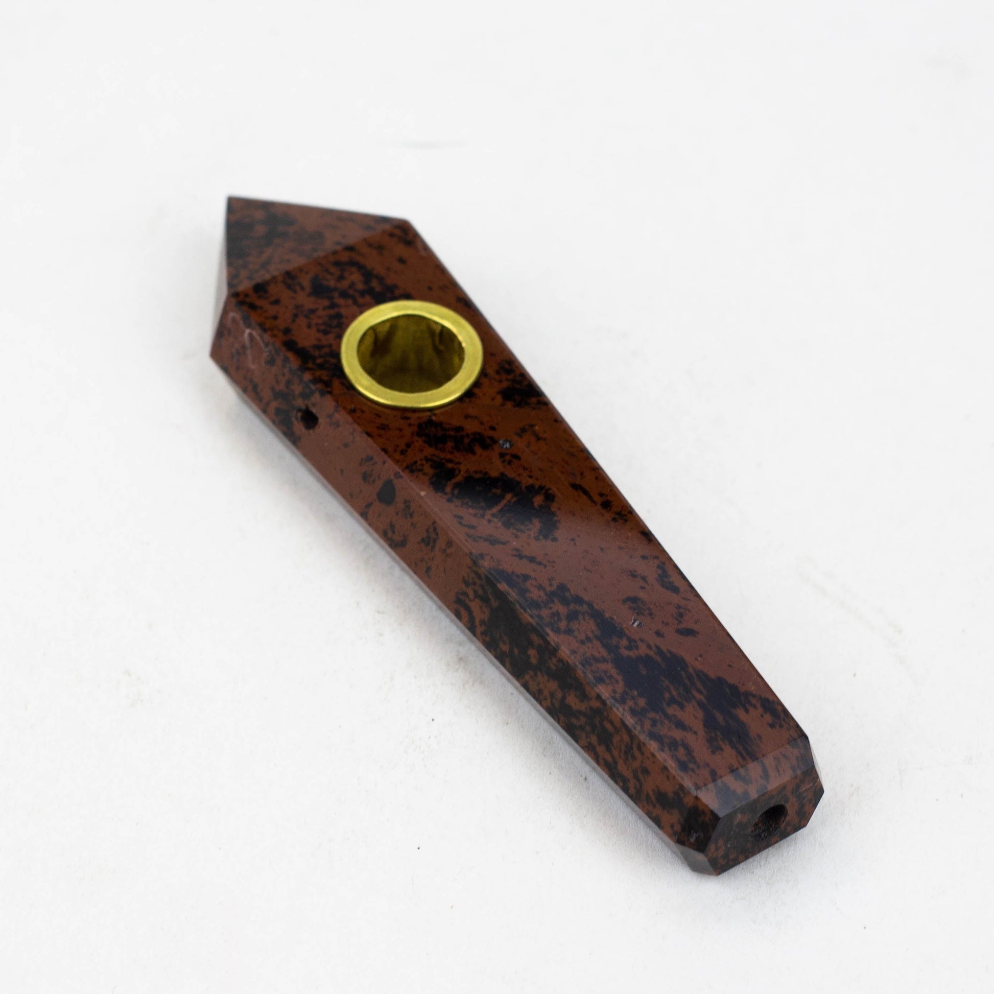 Acid Secs - Crystal Stone Smoking Pipe with choke hole_4