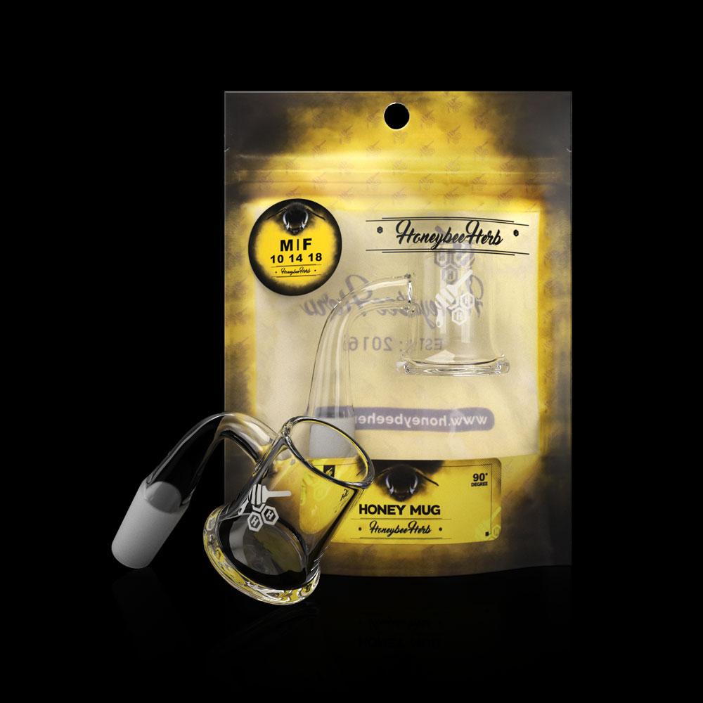 Honeybee Herb - HONEY MUG QUARTZ BANGER - 90° DEGREE | YL_0