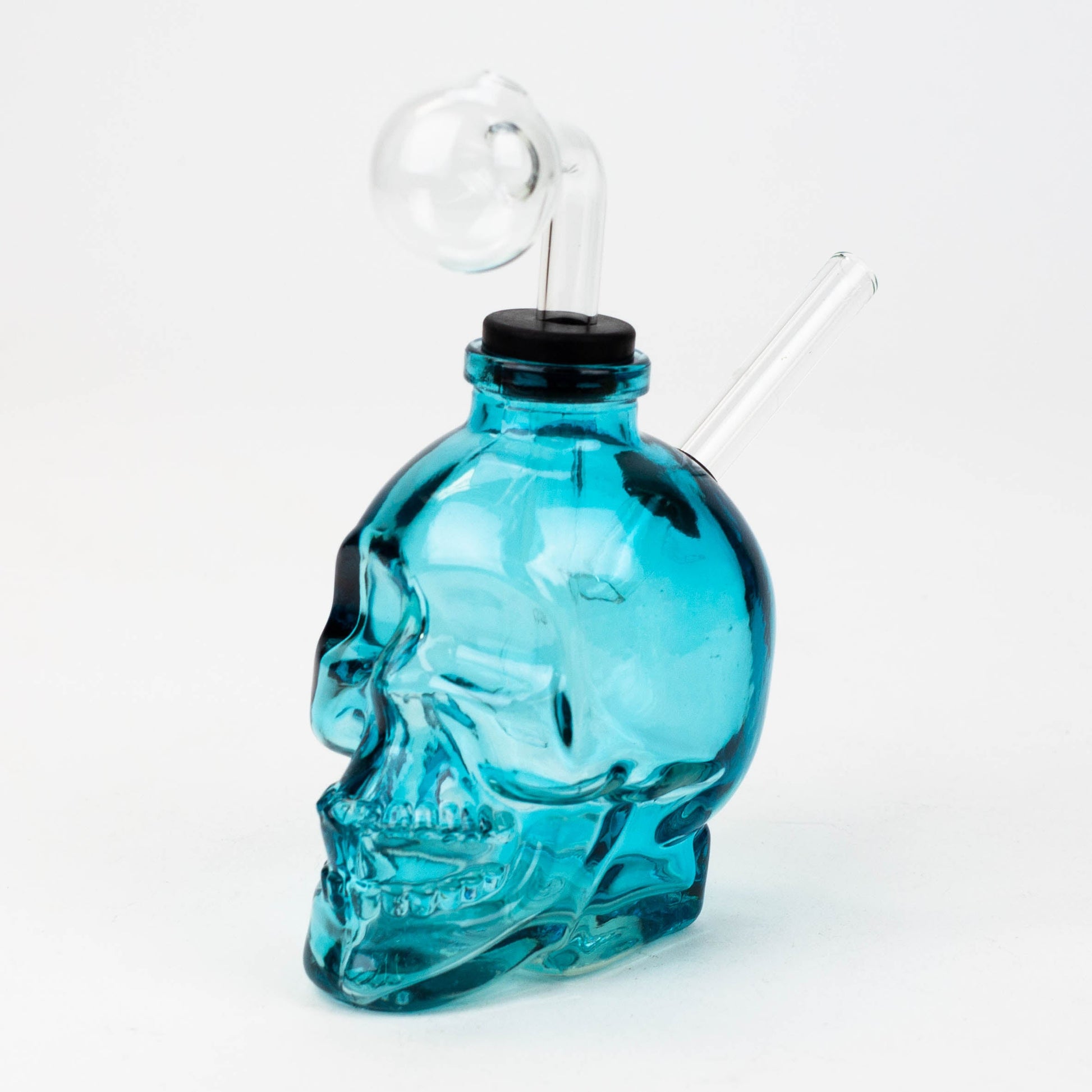 Soft Glass Skull oil bong_4