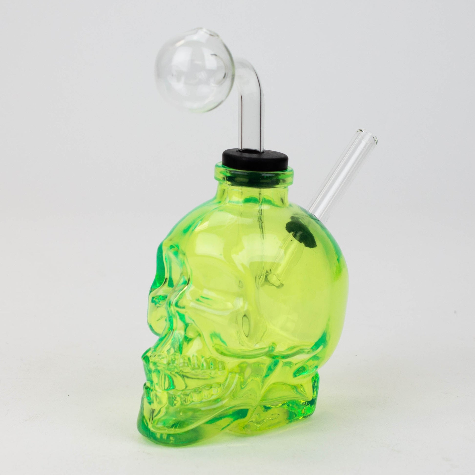 Soft Glass Skull oil bong_11