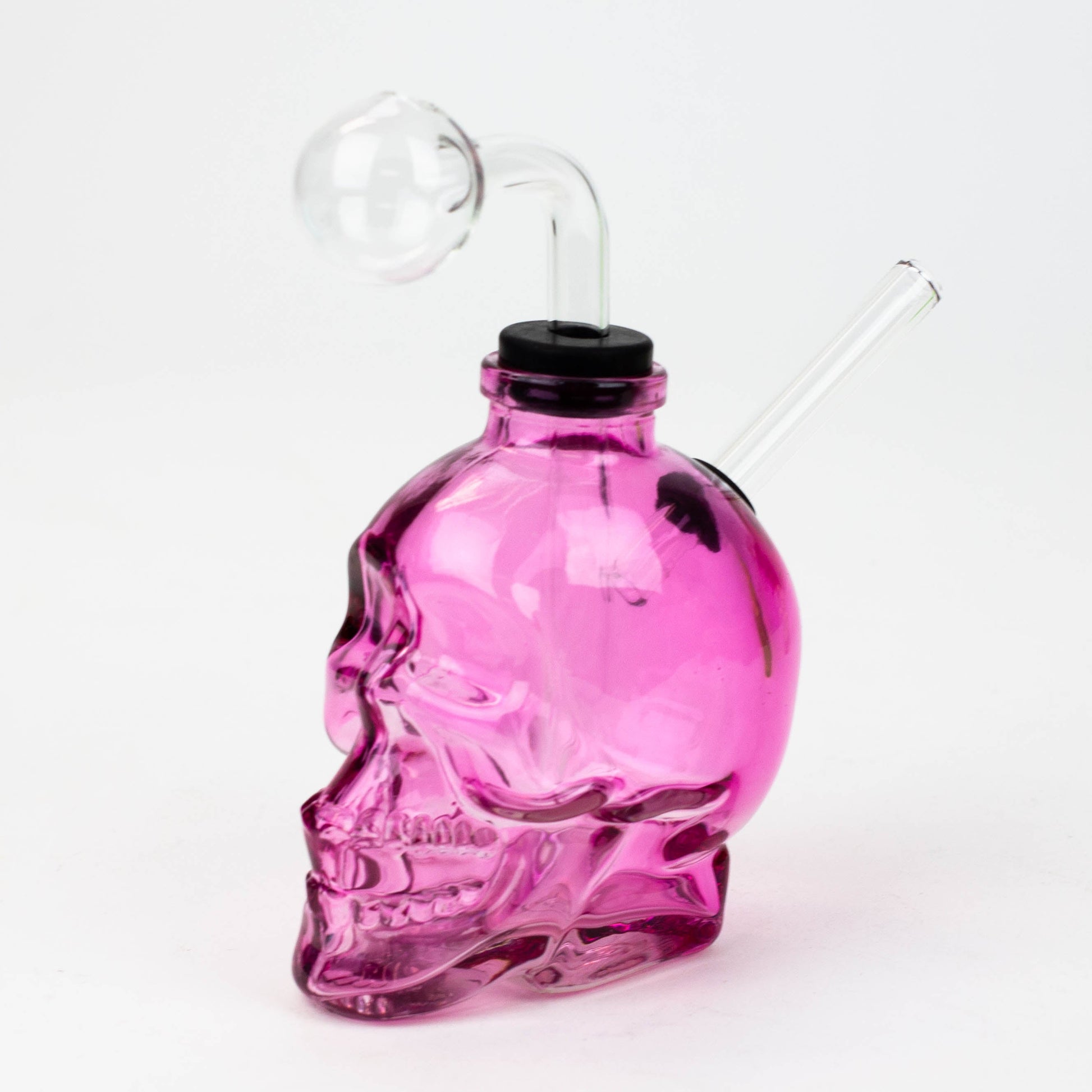 Soft Glass Skull oil bong_2