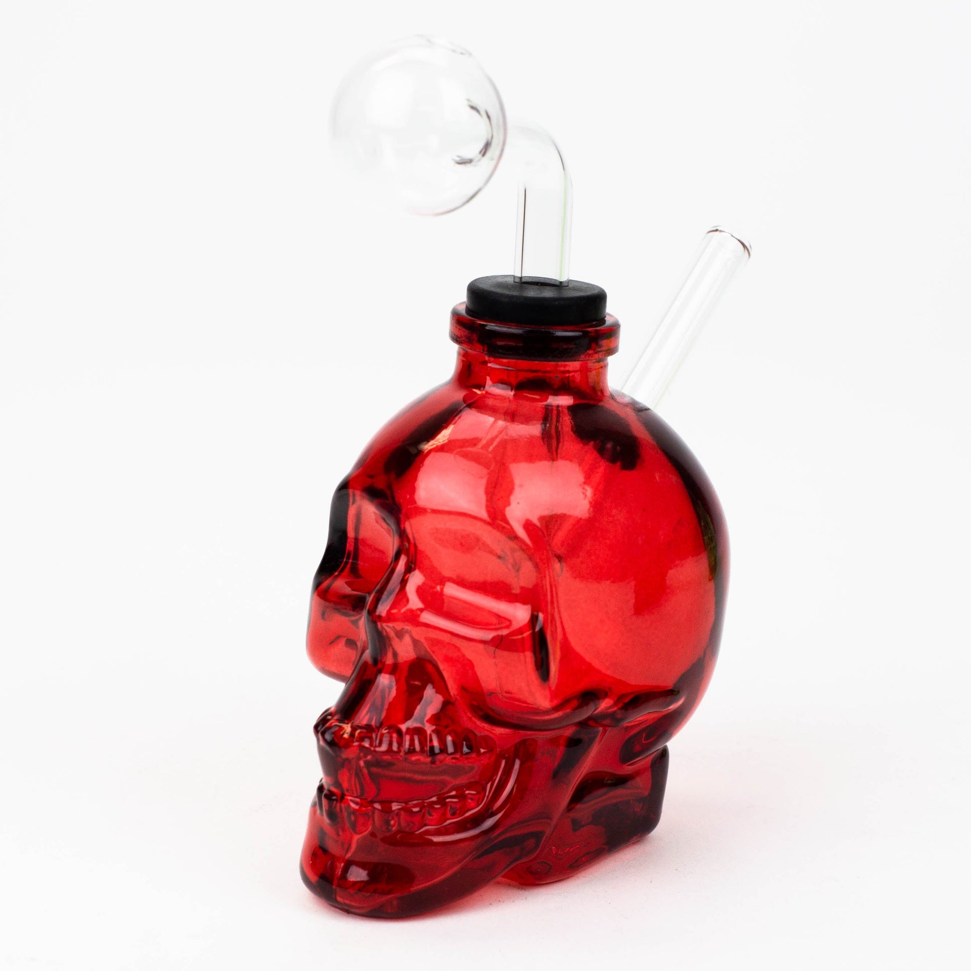 Soft Glass Skull oil bong_5