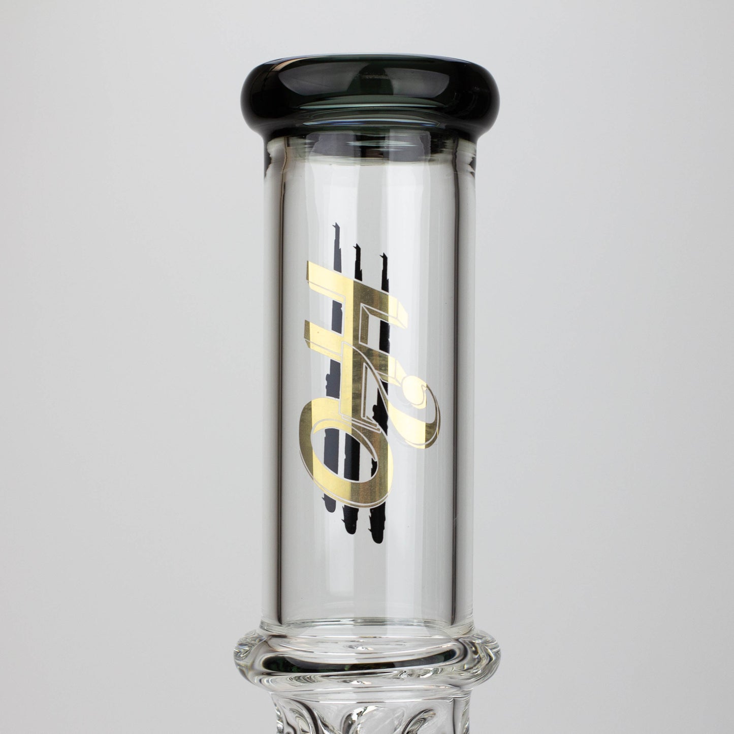 21" H2O  Dual percolator glass water bong [H2O-5004]_10