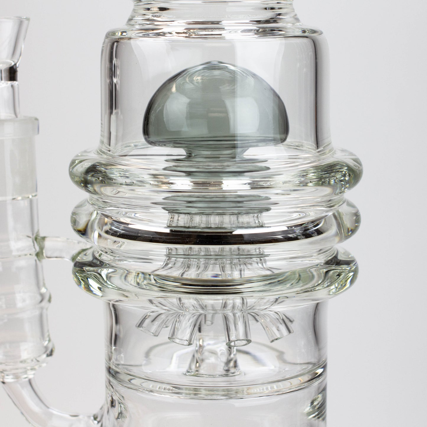 21" H2O  Dual percolator glass water bong [H2O-5004]_1