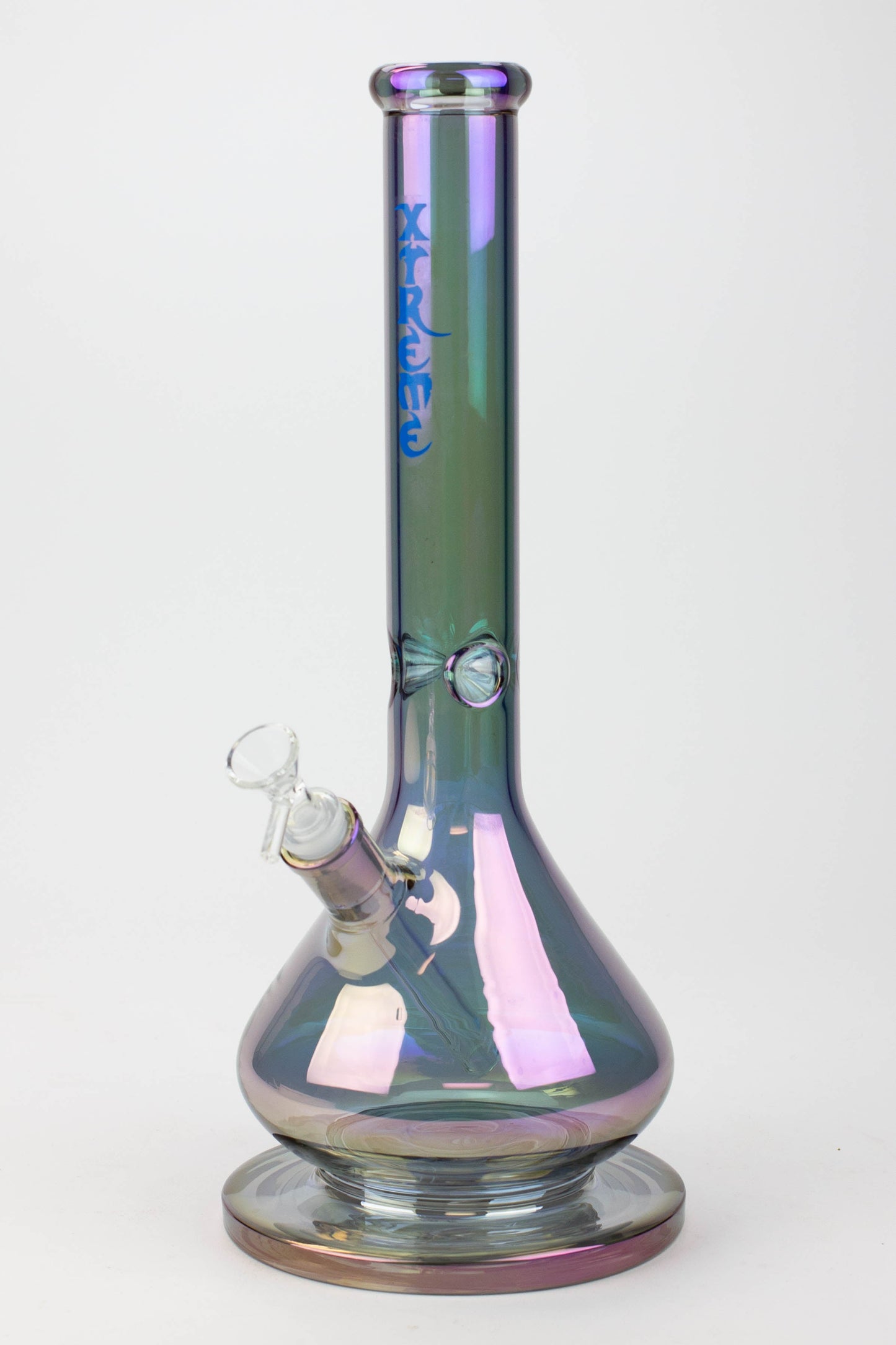 16" XTREME / 7 mm / wide base Electroplated glass Bong [XTR5007]_10