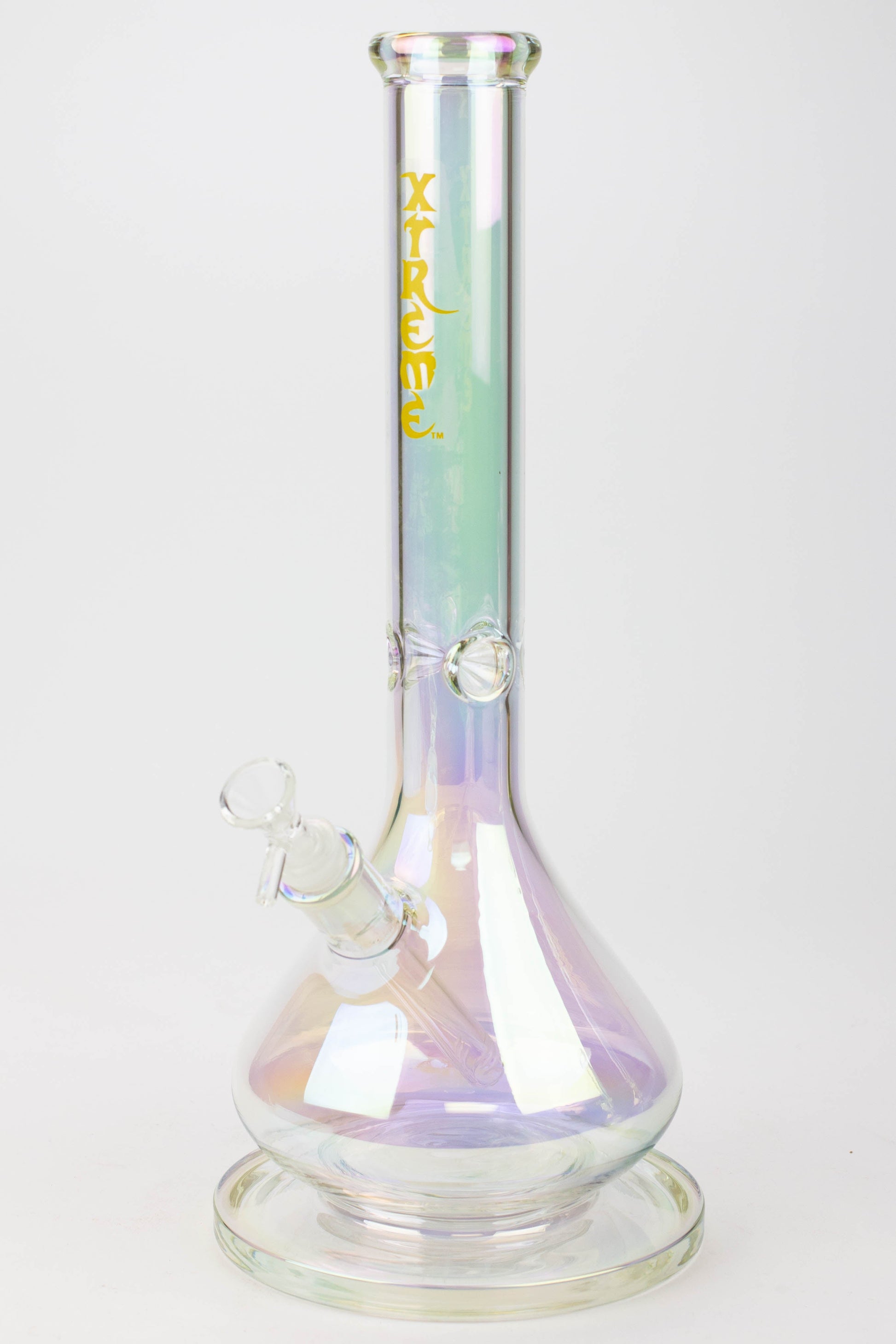 16" XTREME / 7 mm / wide base Electroplated glass Bong [XTR5007]_2