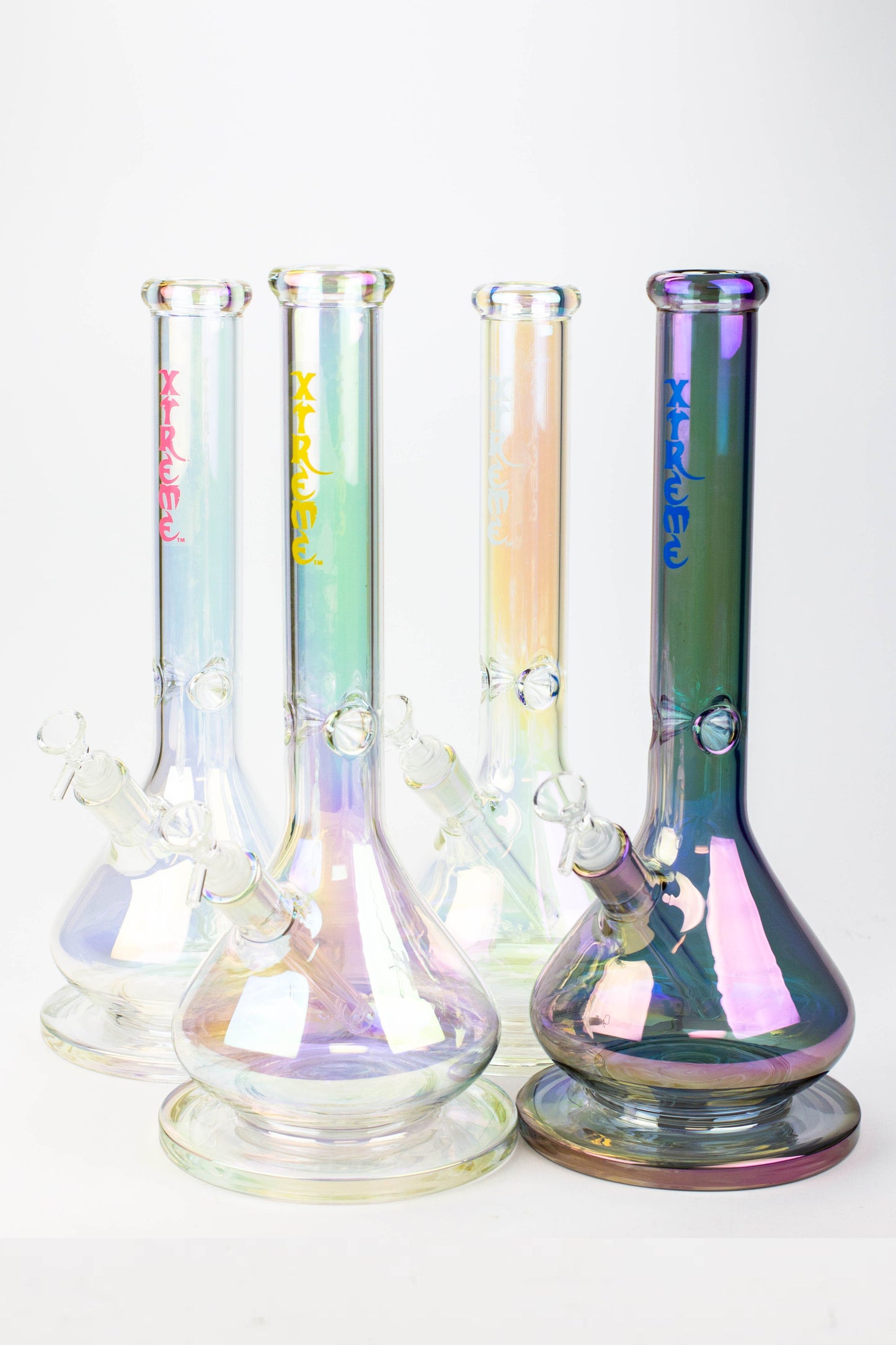 16" XTREME / 7 mm / wide base Electroplated glass Bong [XTR5007]_0