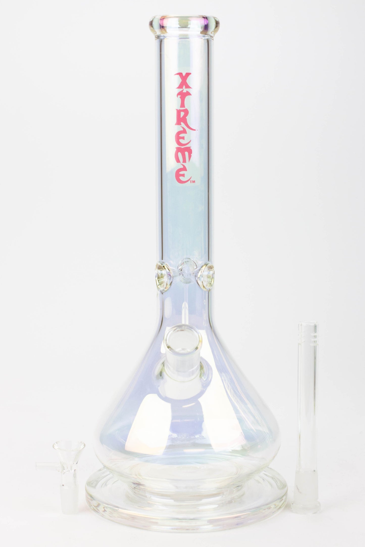 16" XTREME / 7 mm / wide base Electroplated glass Bong [XTR5007]_9