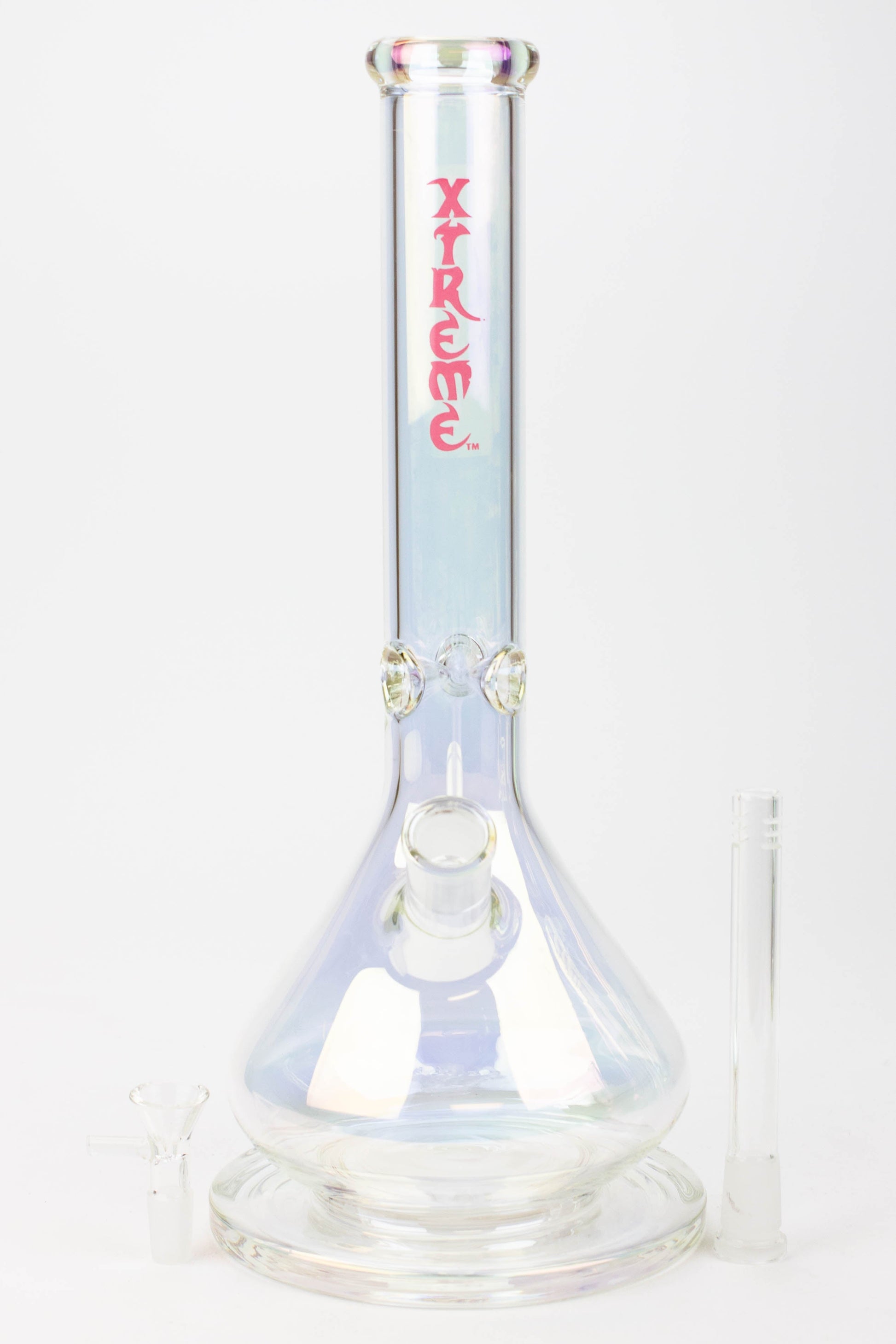 16" XTREME / 7 mm / wide base Electroplated glass Bong [XTR5007]_9